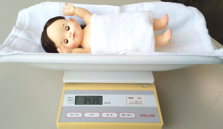 デジタル体重計（5g）の測定方法