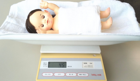 デジタル体重計（5g）の測定方法