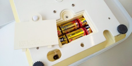 デジタル体重計（5g）の測定方法