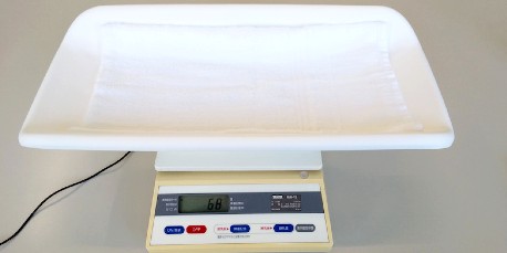 デジタル体重計（5g）の測定方法