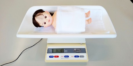 デジタル体重計（5g）の測定方法