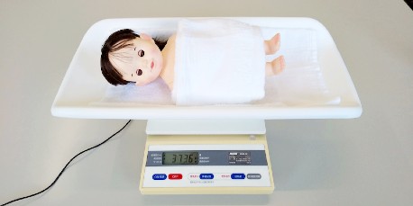 デジタル体重計（5g）の測定方法