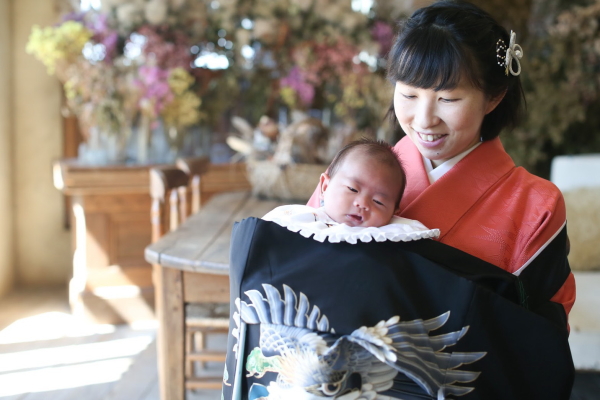 お宮参りのレンタルは「ヤマサキ」1