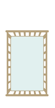 コンパクトサイズベビーベッド