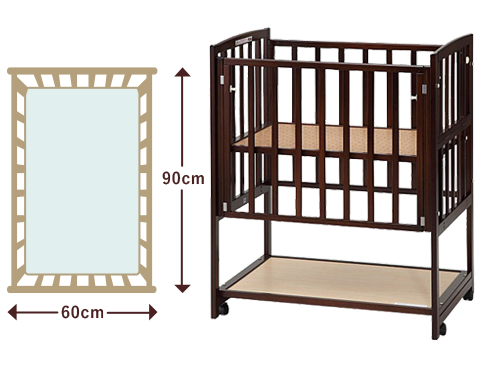 コンパクトサイズベビーベッド