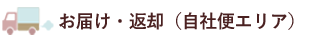 自社便エリアお届け・返却