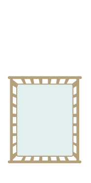 ハーフサイズベビーベッド