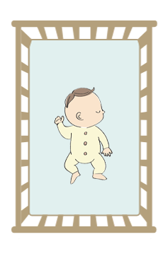 レギュラーサイズベビーベッド