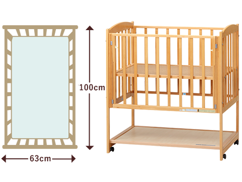 小型サイズベビーベッド