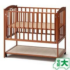 ハイタイプベッドカインド【ブラウン】 | ベビーベッド・ベビー用品