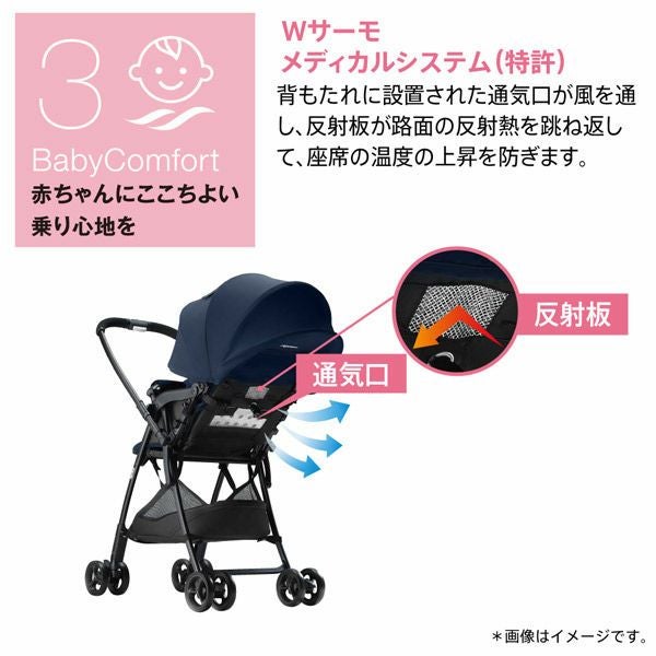 【配送します（1都3県近郊）】アップリカ　ベビーカー　AB型　カルーンエアー 楽天市場】カルーン エアー abの通販