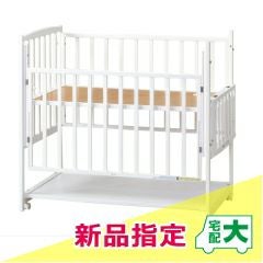 新品指定】 ハイタイプベッド ツーオープン【ホワイト】収納棚付