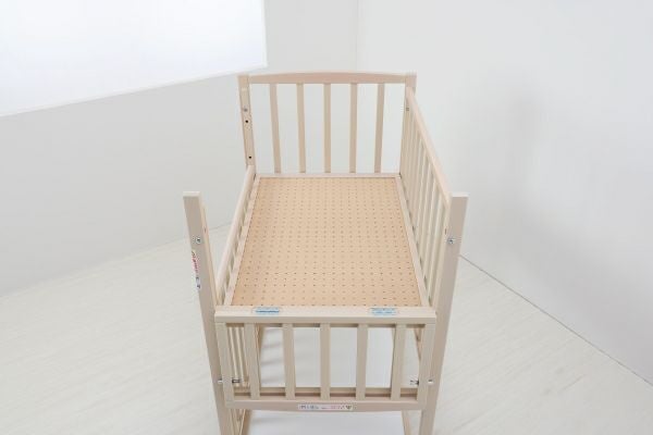コンパクトベッド ツーオープン小型【ホワイトウォッシュ】 | ベビー
